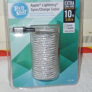 NIP Tech Stuff Apple Lightning Sync/Charge Cable Extra Long Rapid Charge